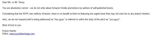 NYCOnTheCheapResponse